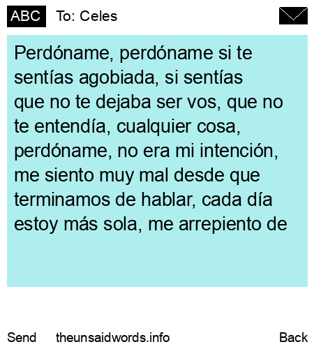 unsent message to Celes