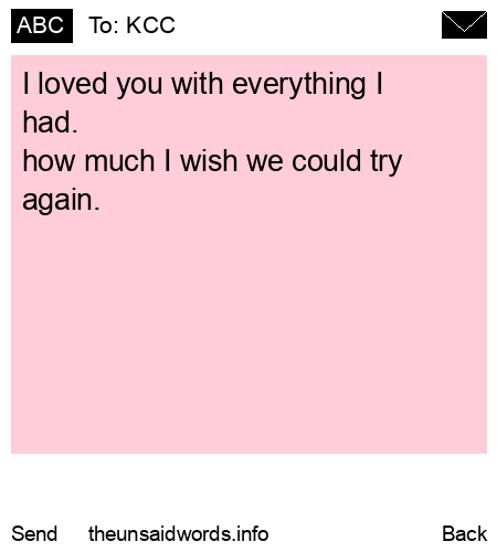 unsent message to KCC