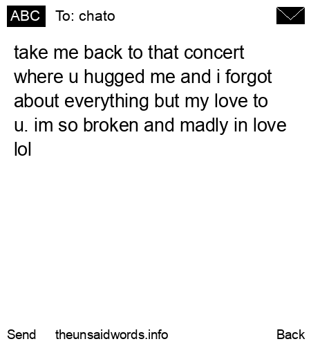 unsent message to chato