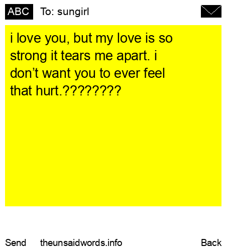 unsent message to sungirl