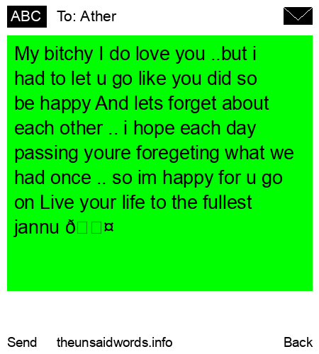 unsent message to Ather