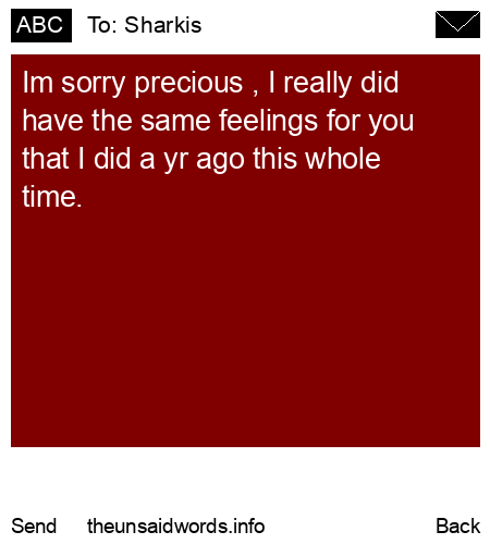 unsent message to Sharkis