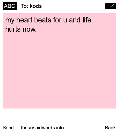 unsent message to kods 