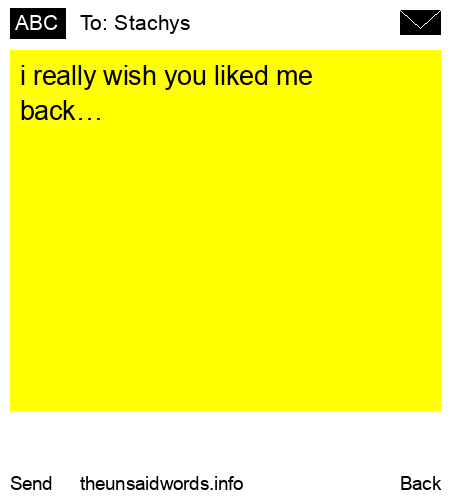 unsent message to Stachys