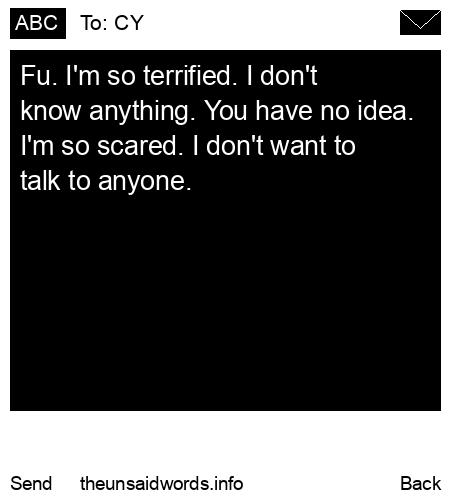 unsent message to CY