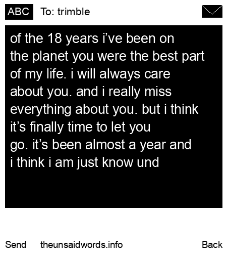 unsent message to trimble