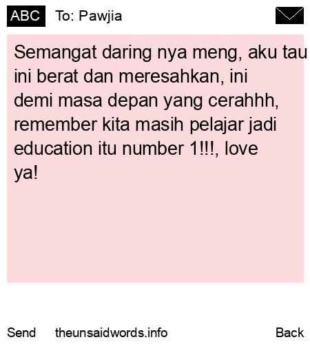 unsent message to Pawjia