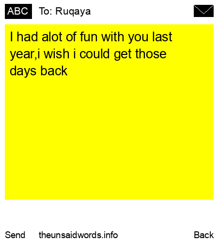 unsent message to Ruqaya
