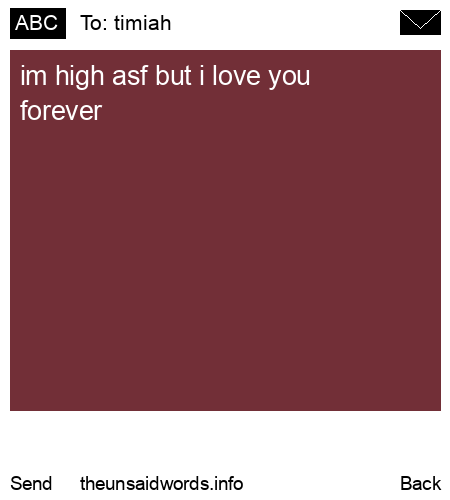 unsent message to timiah
