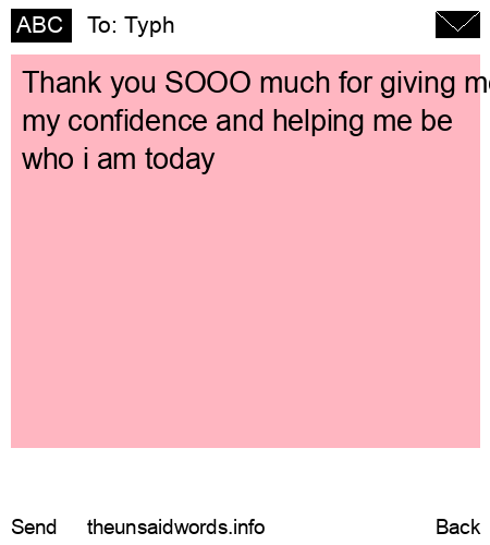 unsent message to Typh