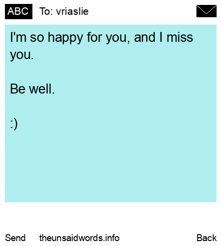 unsent message to vriaslie