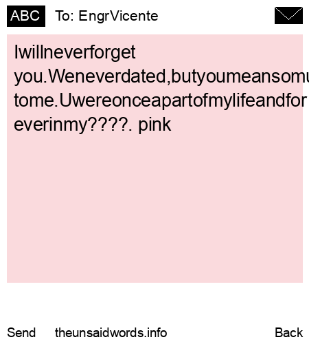 unsent message to EngrVicente