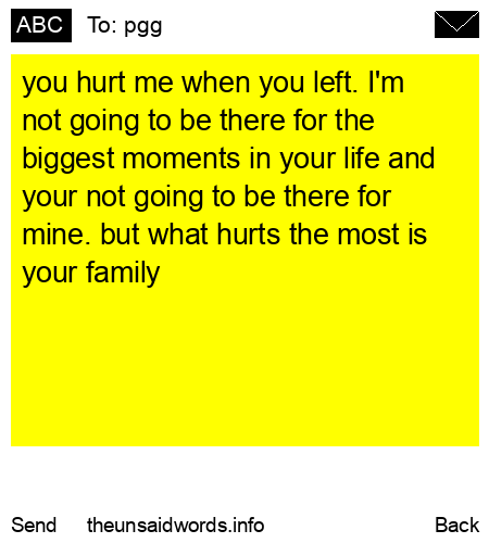 unsent message to pgg