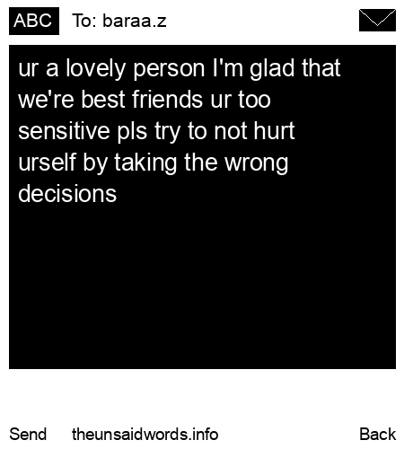 unsent message to baraa.z
