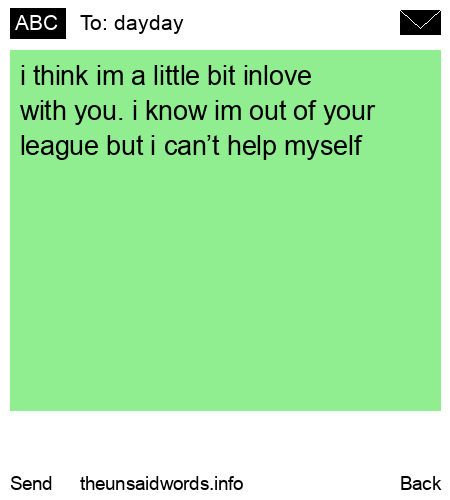 unsent message to dayday