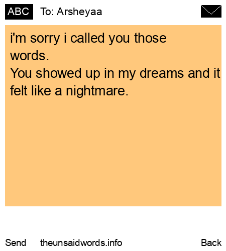 unsent message to Arsheyaa 