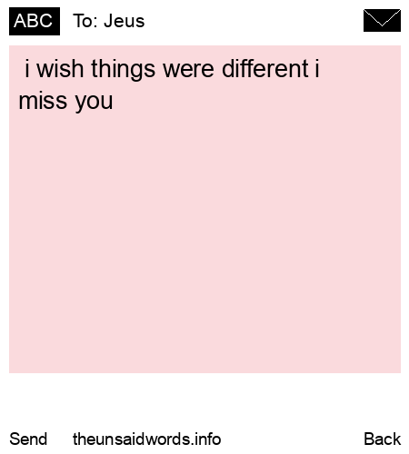 unsent message to Jeus