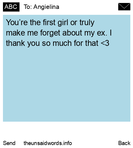 unsent message to Angielina 