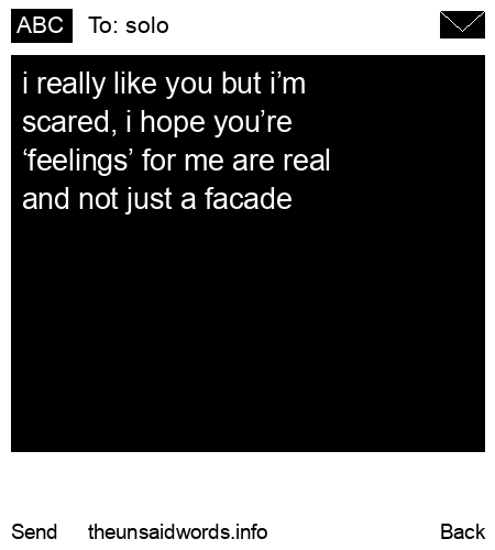 unsent message to solo