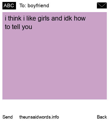 unsent message to boyfriend 