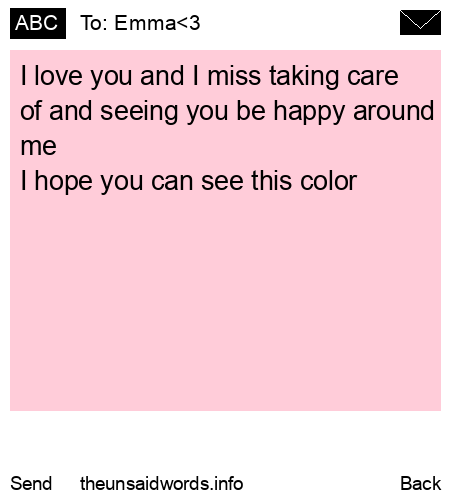 unsent message to Emma<3