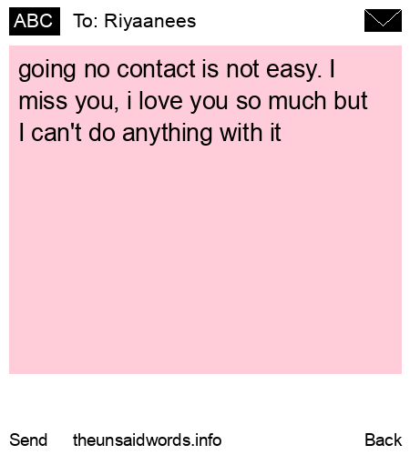 unsent message to Riyaanees