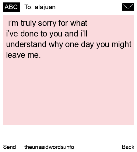 unsent message to alajuan 