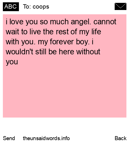 unsent message to coops