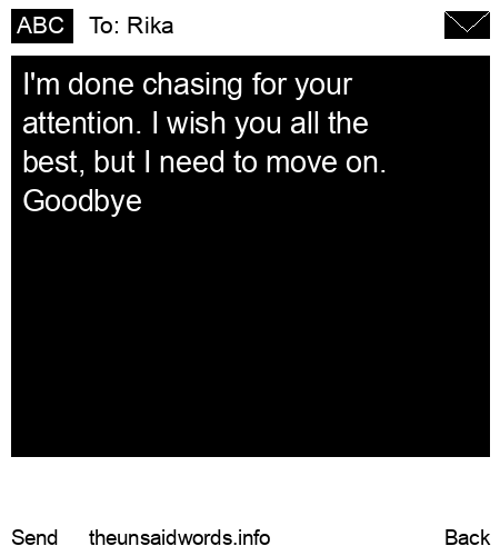 unsent message to Rika