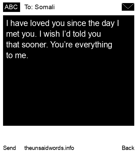 unsent message to Somali