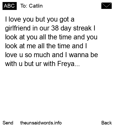 unsent message to Catlin