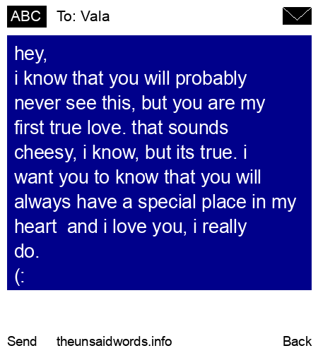 unsent message to Vala