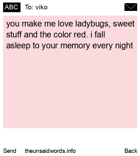 unsent message to viko