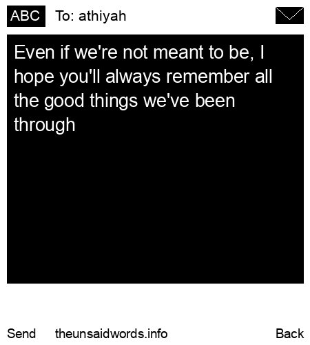 unsent message to athiyah