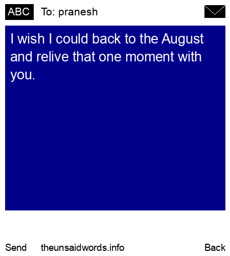 unsent message to pranesh
