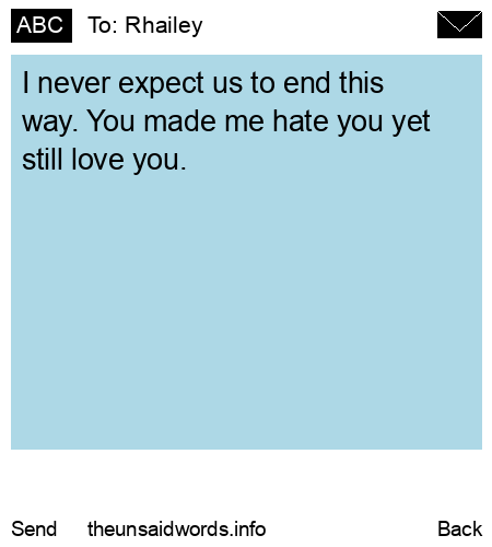 unsent message to Rhailey 