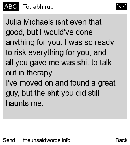 unsent message to abhirup
