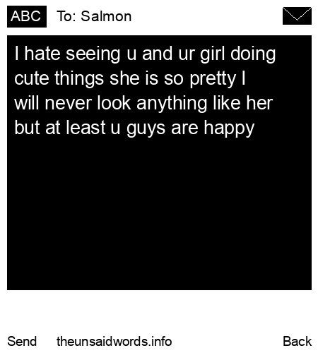 unsent message to Salmon