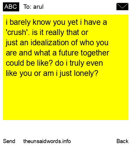 unsent message to arul