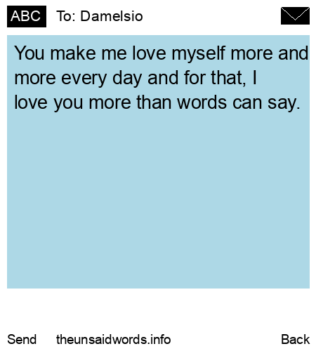 unsent message to Damelsio