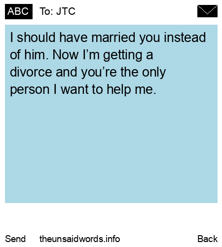 unsent message to JTC