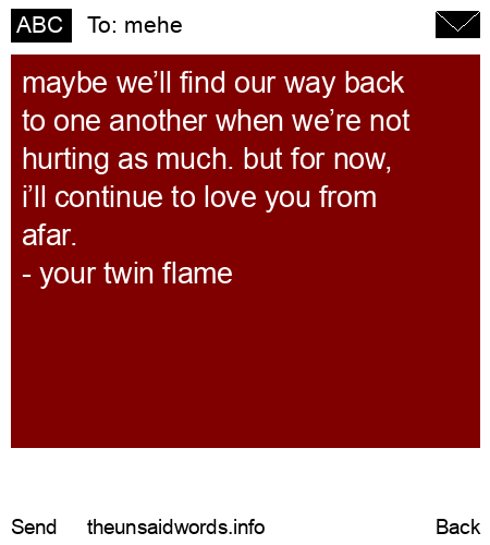 unsent message to mehe