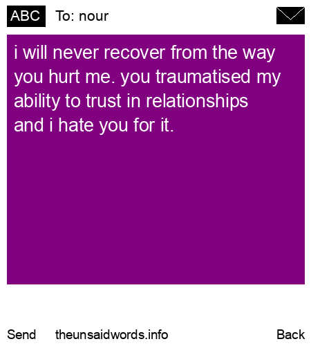 unsent message to nour