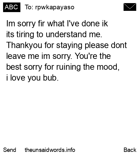 unsent message to rpwkapayaso