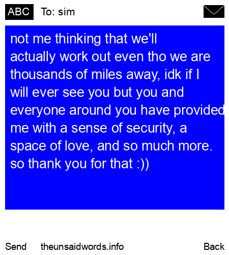unsent message to sim