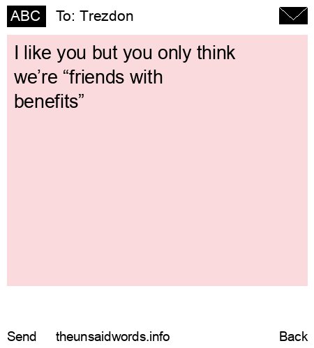 unsent message to Trezdon