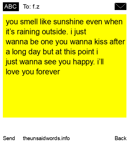 unsent message to f.z