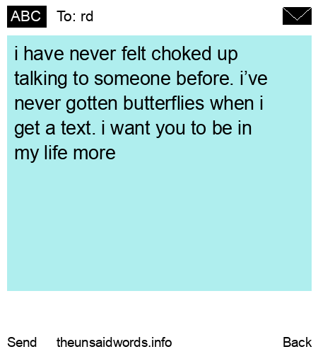 unsent message to rd