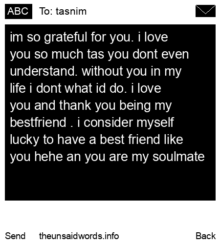unsent message to tasnim