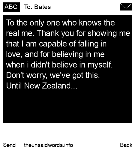 unsent message to Bates